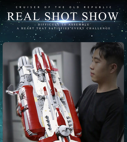 Mould King 21002 Star War Old Republic Escort Cruiser Building Blocks 8338pcs Bricks Toys For Gift Ship From Europe 3-7 Days Delivery