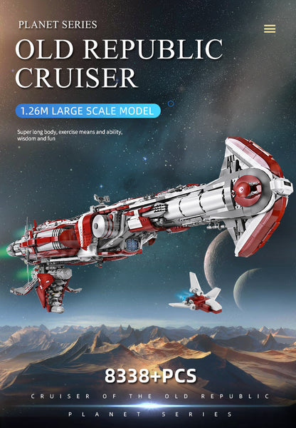 Mould King 21002 Star War Old Republic Escort Cruiser Building Blocks 8338pcs Bricks Toys For Gift Ship From Europe 3-7 Days Delivery