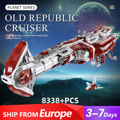 Mould King 21002 Star War Old Republic Escort Cruiser Building Blocks 8338pcs Bricks Toys For Gift Ship From Europe 3-7 Days Delivery
