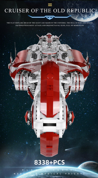 Mould King 21002 Star War Old Republic Escort Cruiser Building Blocks 8338pcs Bricks Toys For Gift Ship From Europe 3-7 Days Delivery