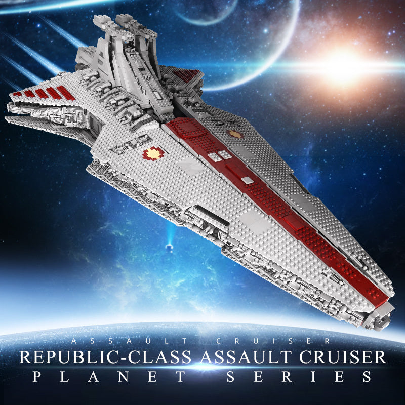 Mould King 21005 Star Wars Venator-class Republic Attack Cruiser Building Blocks 5458pcs Bricks Toys From Europe 3-7 Days Delivery