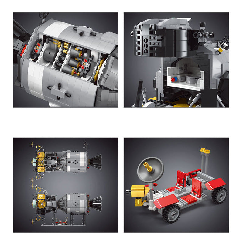 Mould King 21006 Technic Apollo Spacecraft building blocks 7018pcs Toys For Gift ship from China