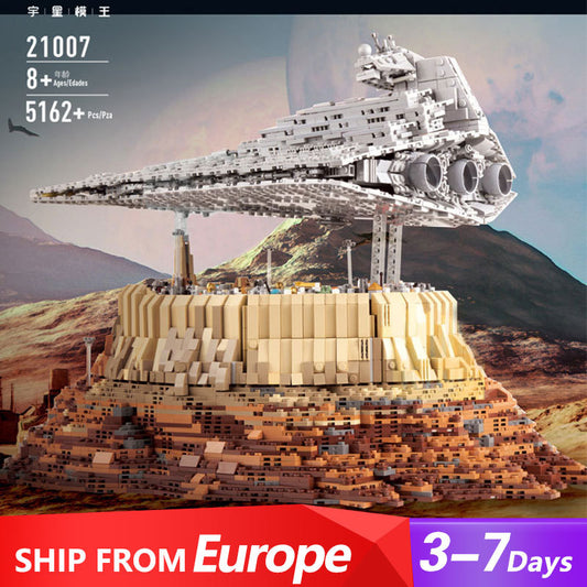 Mould King 21007 Movie Game Star Wars The Empire over Jedha City Building Blocks 5162pcs Bricks From Europe 3-7 Days Delivery
