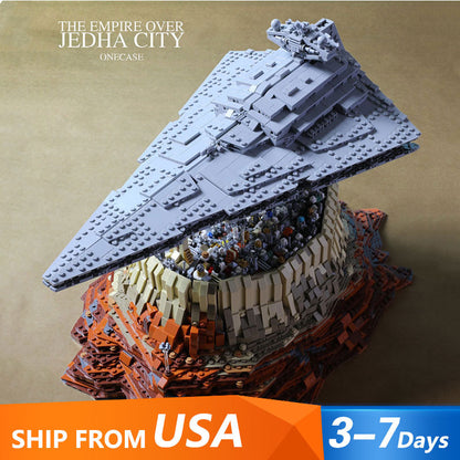 Mould King 21007 Star Wars The Empire over Jedha City Building Blocks 5098pcs Bricks Toys Model from USA 3-7 Days Delivery.