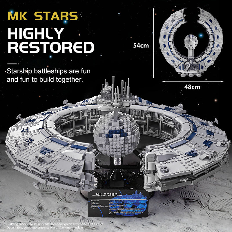 Mould King 21008 Star Wars Lucrehulk Star Control Ship Model Building Blocks 3589PCS Ship From Europe 3-7 Days Delivey