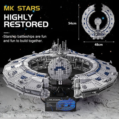 Mould King 21008 Star Wars Lucrehulk Star Control Ship Model Building Blocks 3589PCS Ship From Europe 3-7 Days Delivey