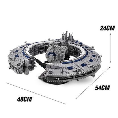 Mould King 21008 Star Wars Lucrehulk Star Control Ship Model Building Blocks 3589PCS Ship From Europe 3-7 Days Delivey
