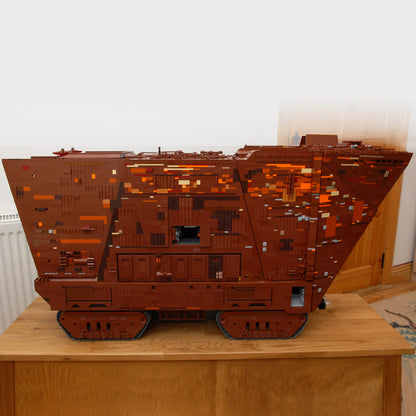 Mould King 21009 MOC Movie &amp; Game Star Wars Cavegod UCS Sandcrawler Building Blocks Toys 13168pcs Bricks From Europe 3-7 Days Delivery