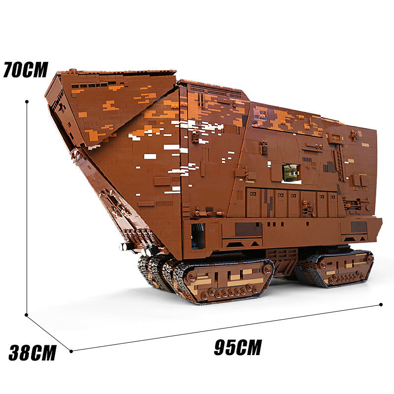 Mould King 21009 MOC Movie &amp; Game Star Wars Cavegod UCS Sandcrawler Building Blocks Toys 13168pcs Bricks From Europe 3-7 Days Delivery