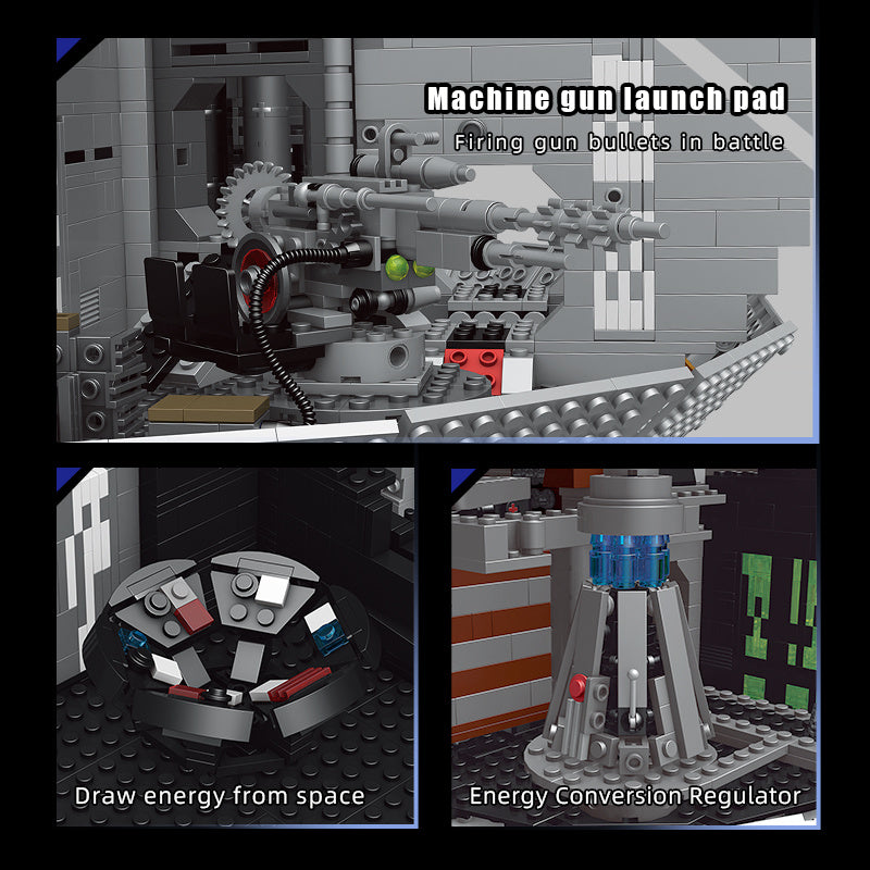 Mould King 21034 Star Wars Death Star - Playset &amp; Statue Combo Building Blocks 7008pcs Bricks From Europe 3-7 Days Delivery