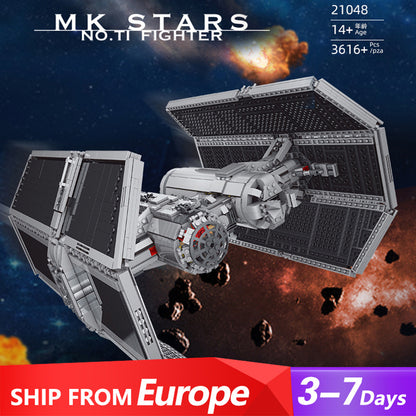 Mould King 21048 MOC Movie &amp; Game Star Wars Tie Bomber Building Blocks 3616pcs Toys Bricks From Europe 3-7 Days Delivery