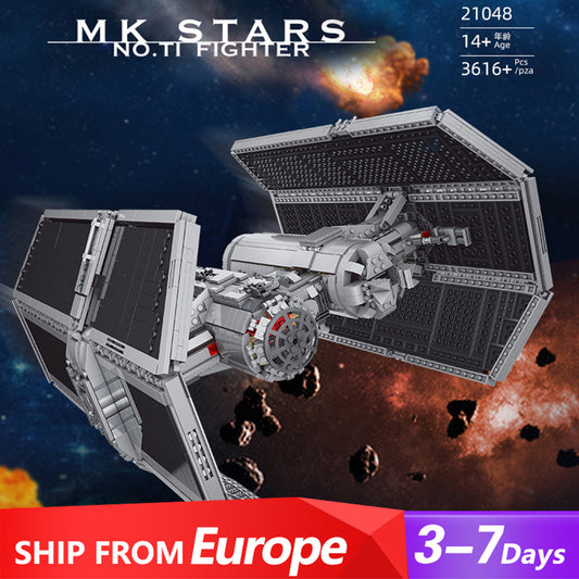 Mould King 21048 MOC Movie &amp; Game Star Wars Tie Bomber Building Blocks 3616pcs Toys Bricks From Europe 3-7 Days Delivery