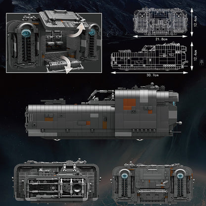 Mould King 21061 Star Wars A-A4B Landspeeder (Moloch speeder) 2803pcs Bricks Toys From Europe 3-7 Days Delivery.