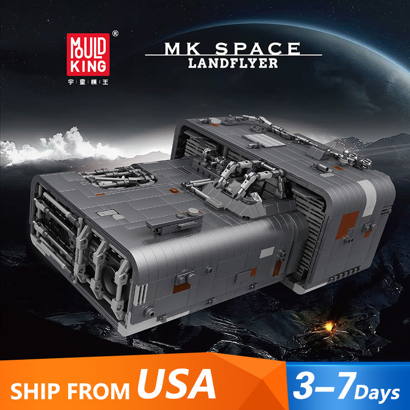 Mould King 21061 Star Wars A-A4B Landspeeder (Moloch speeder) 2803pcs Bricks Toys From USA 3-7 Days Delivery.