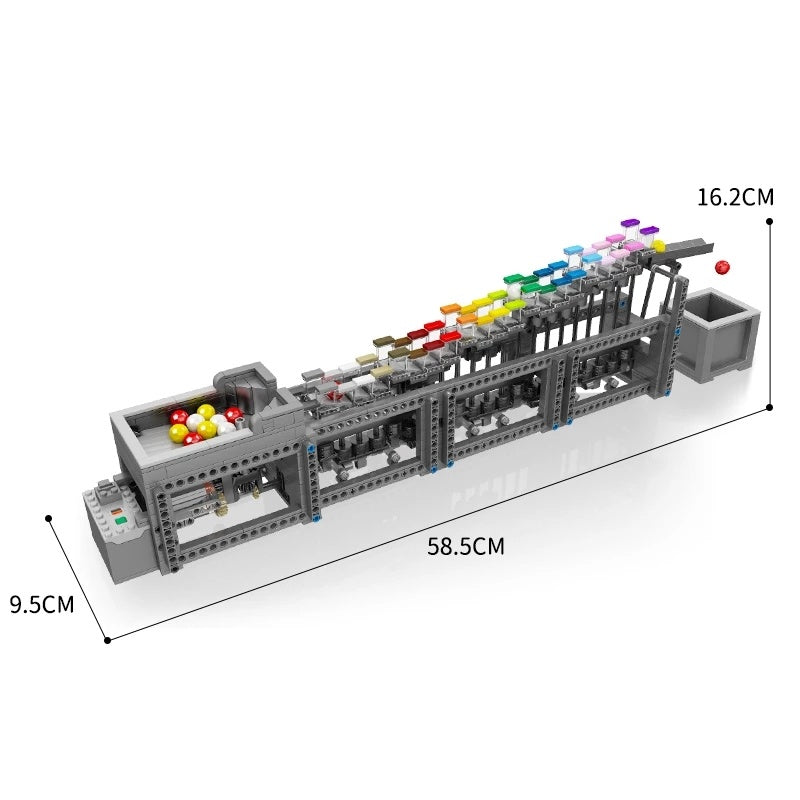 Mould King 26004 Moc Technic Rainbow Stepper with Motor Building Blocks 1038pcs Bricks Toys Ship From China.