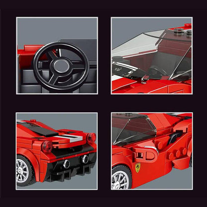 Mould King 27006 Ferrar i 488 GTB Racers Speed Super Mini Car Building Block Brick 329pcs Ship from China