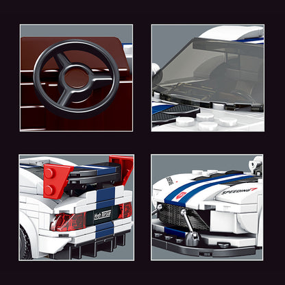 Mould King 27011 MOC Porsch e 911 rsr Racers Mini Super Car Building Block Brick 349pcs Ship from China