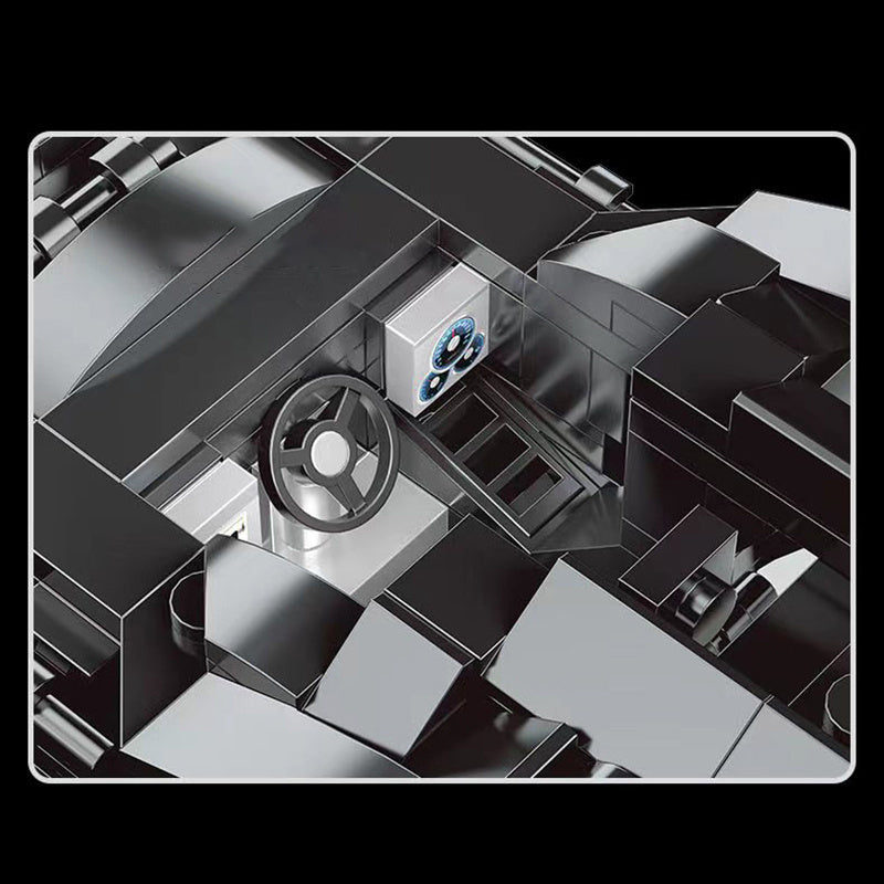 Mould King 27018 Technic Static Version Super heroes Bat Sports Car Building Blocks 407pcs Toys From China.