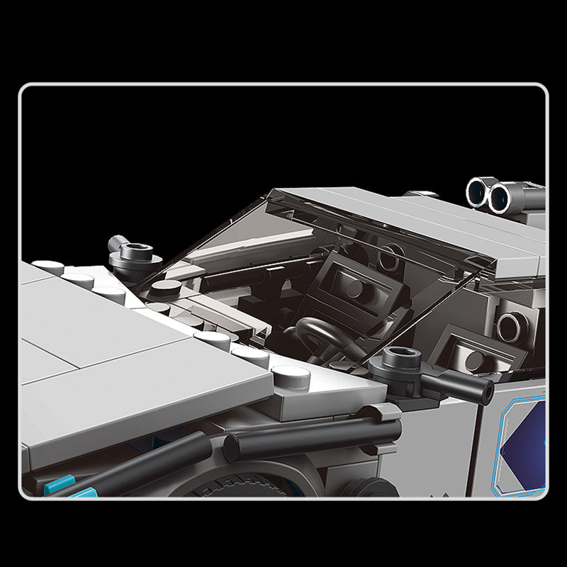 Mould King 27019 Movie &amp; Game Technic Static Version Delorean-12 Car Building Blocks 269pcs Bricks Toys From China.