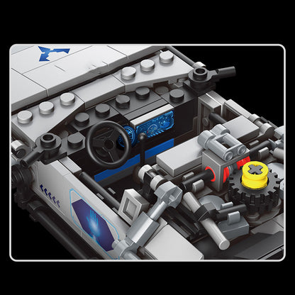 Mould King 27019 Movie &amp; Game Technic Static Version Delorean-12 Car Building Blocks 269pcs Bricks Toys From China.