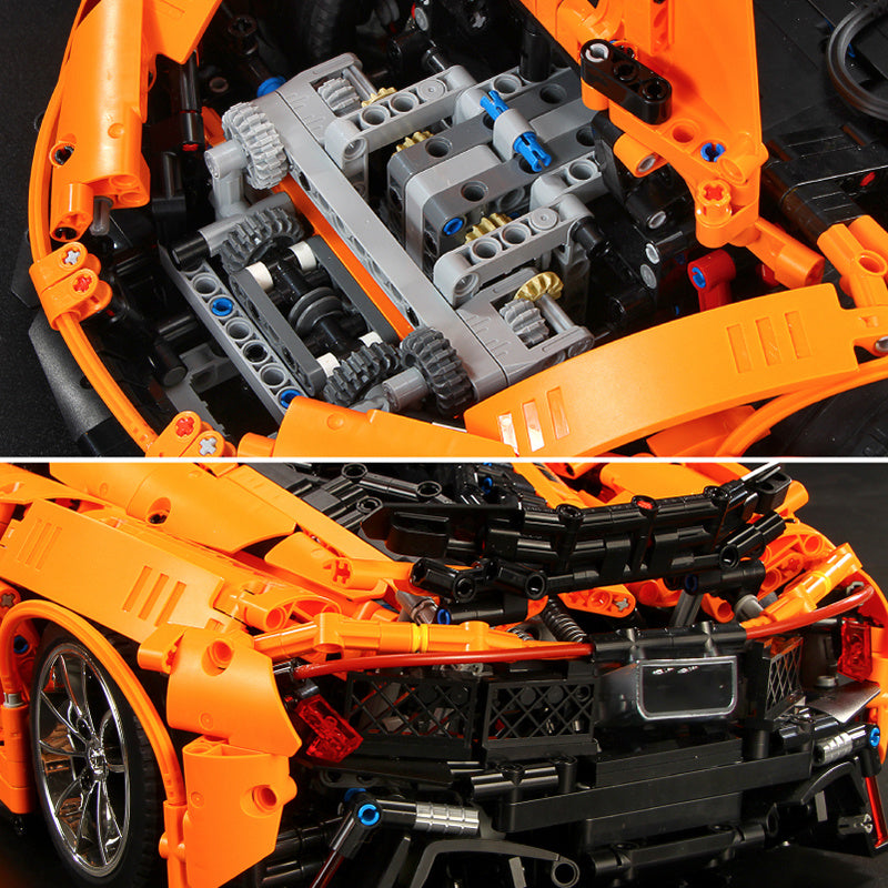 MOULDKING MOC 20087 Technic Series McLarening P1 hypercar Racing Car Model Building Blocks Brick compatible with 13090 Toys