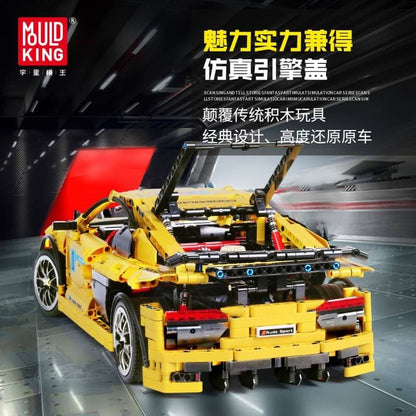 MOULD KING 13127 MOC 4463 Audi R8 V10 Second Generation 1:10 by Artemy Zotov
