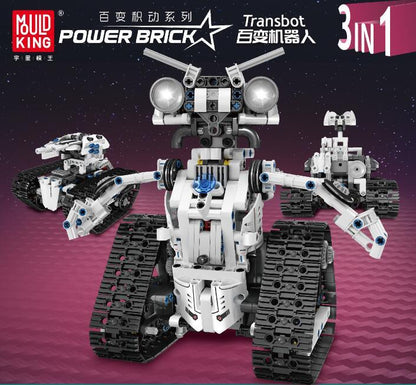 Mould king 15046 Transbot Brick Model Building Blocks 606pcs Bricks With Motor Gift From China
