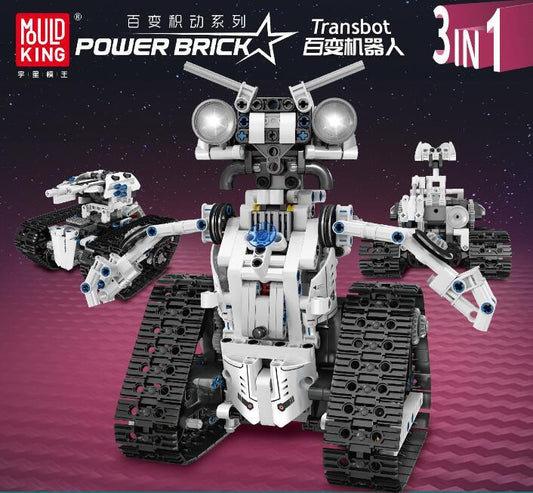 Mould king 15046 Transbot Brick Model Building Blocks 606pcs Bricks With Motor Gift From China