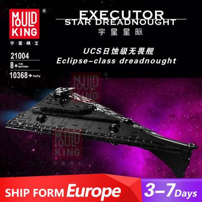 Mould king 21004 Movie Star Wars Eclipse-Class Dreadnought Building Blocks 10368pcs Ship From Europe 3-7 Days Delivery