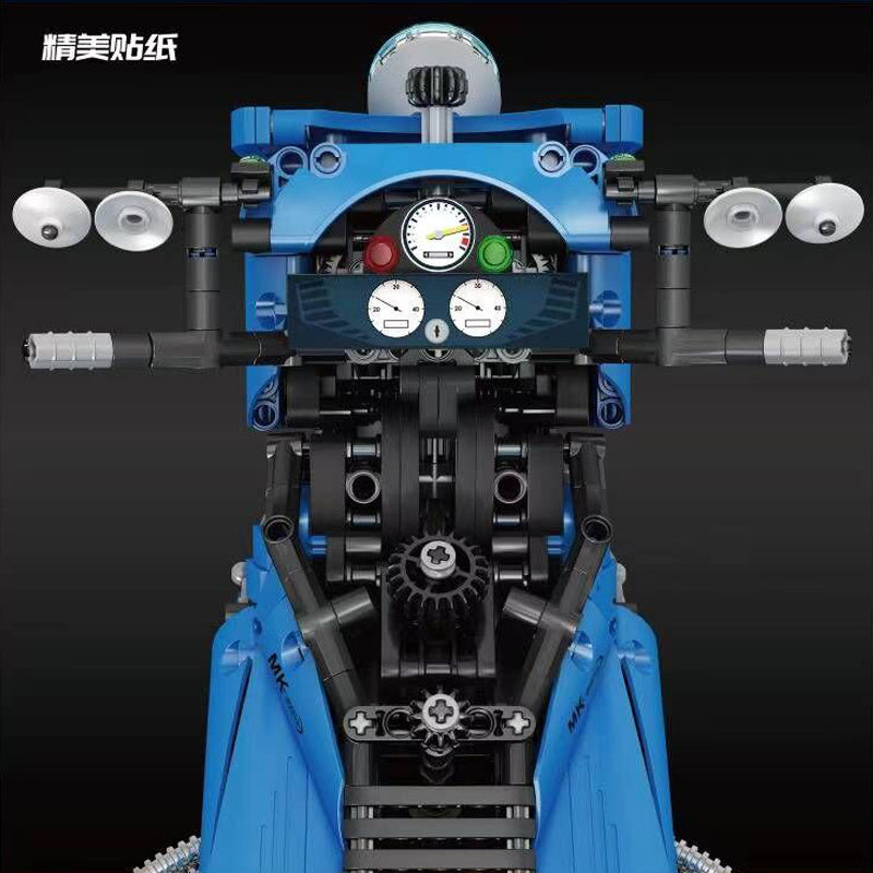 Mould king 23009 MOC Technic building blocks motorcycle 1536pcs bricks toy ship from China.