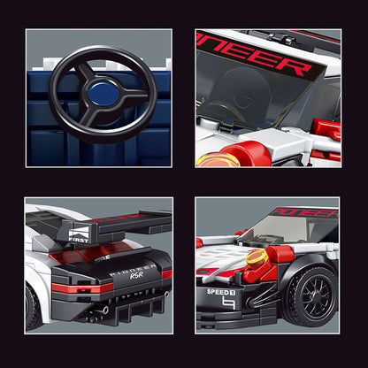 Mould king 27010 Porsch e 911 rsr Speed Mini Car Model Building Blocks 349pcs brick ship from China