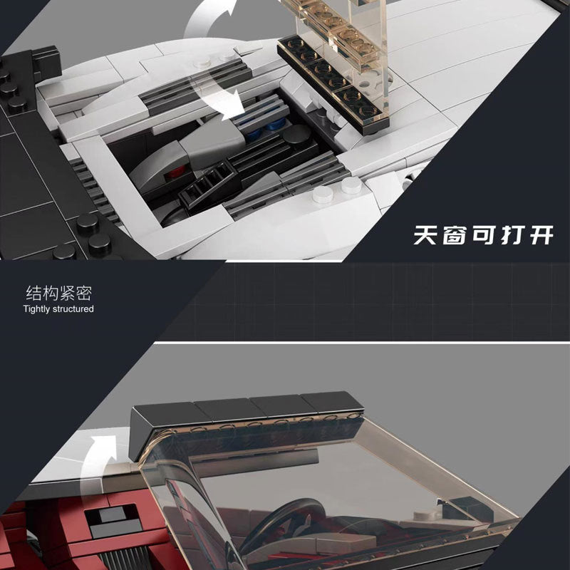 MouldKing 10004 Bugatti Technic Expert Series EB110 pecial Building Blocks 1116pcs Bricks Toys  From China