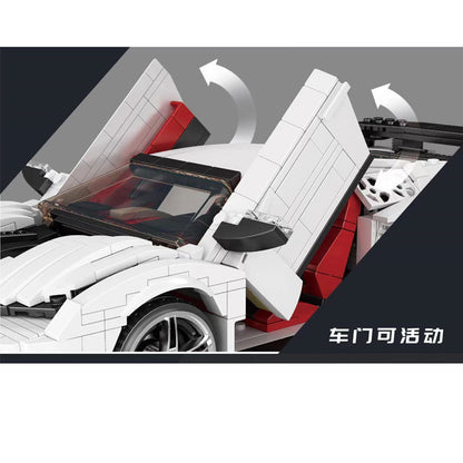 MouldKing 10004 Bugatti Technic Expert Series EB110 pecial Building Blocks 1116pcs Bricks Toys  From China