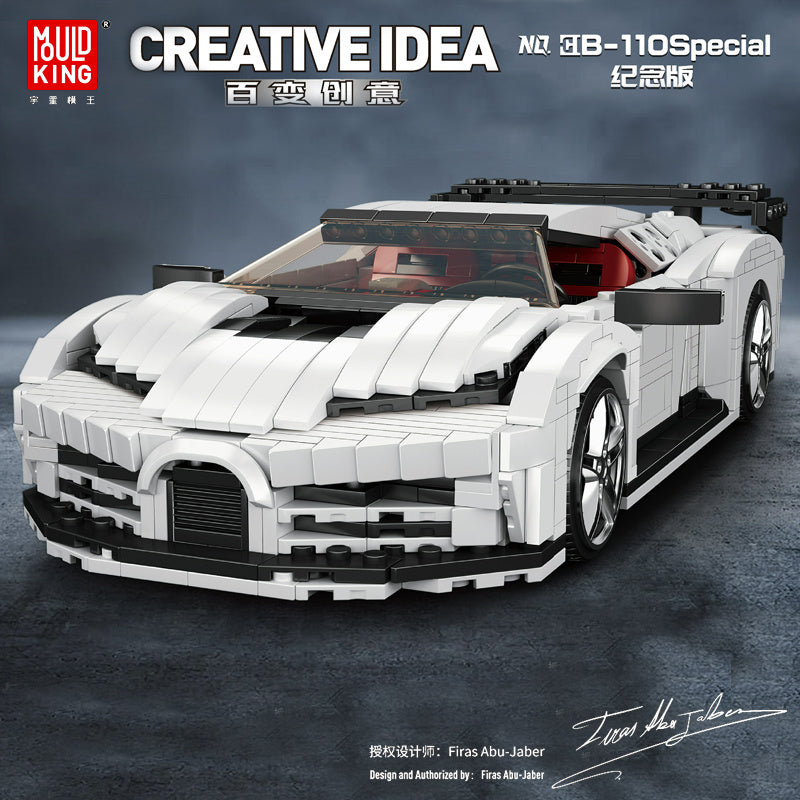 MouldKing 10004 Bugatti Technic Expert Series EB110 pecial Building Blocks 1116pcs Bricks Toys  From China