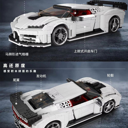 MouldKing 10004 Bugatti Technic Expert Series EB110 pecial Building Blocks 1116pcs Bricks Toys  From China