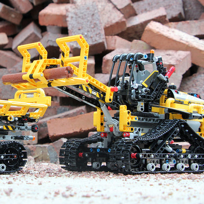 MOULDKING 13034 Technic Series Motor Motorized Tracked Loader Set RC Model MOC Building Blocks Bricks 42094 Toys