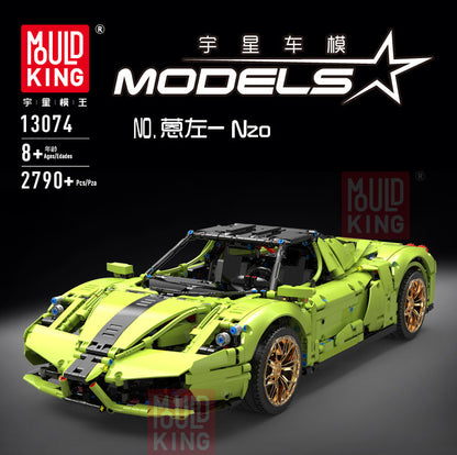 MOULDKING 13074 Super Car Enzo - 42115 B model Building Blocks 2790pcs Bricks From China