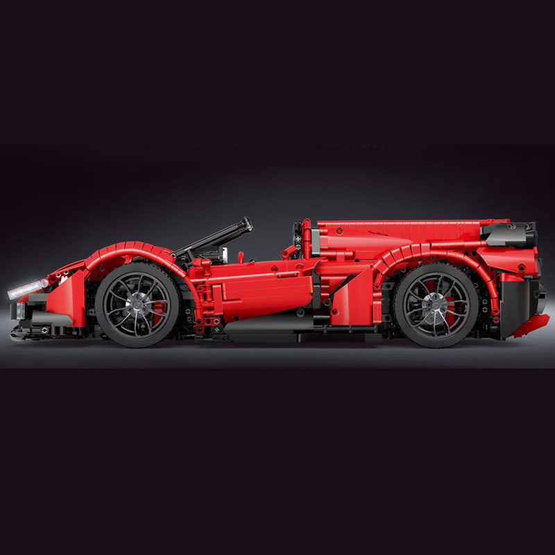 MOULDKING 13079 App RC Car MOC-10559  Veneno Roadster Motor Power Fit Technic Building Blocks Bricks Toys Gift for Children