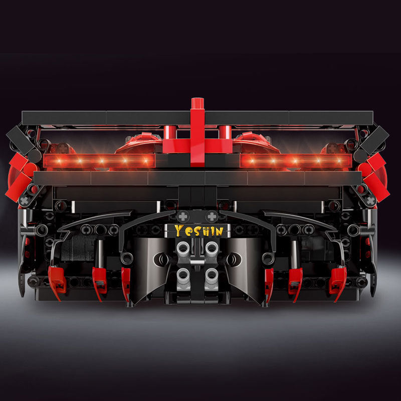 MOULDKING 13079 App RC Car MOC-10559  Veneno Roadster Motor Power Fit Technic Building Blocks Bricks Toys Gift for Children