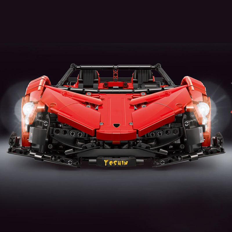 MOULDKING 13079 App RC Car MOC-10559  Veneno Roadster Motor Power Fit Technic Building Blocks Bricks Toys Gift for Children