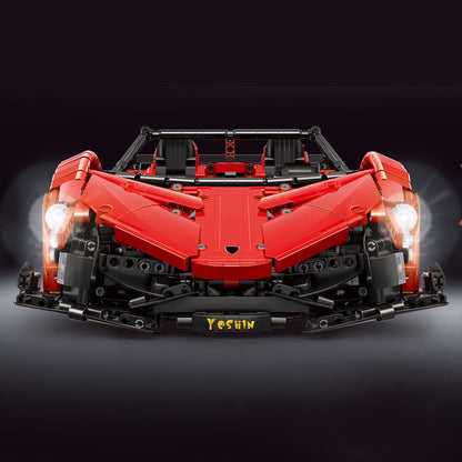 MOULDKING 13079 App RC Car MOC-10559  Veneno Roadster Motor Power Fit Technic Building Blocks Bricks Toys Gift for Children