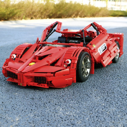 MOULDKING 13085 Technic Series FXX Supercharged V12 Remote control racing Building Blocks 2195pcs Bricks MOC-5889 MOC-5902 From China
