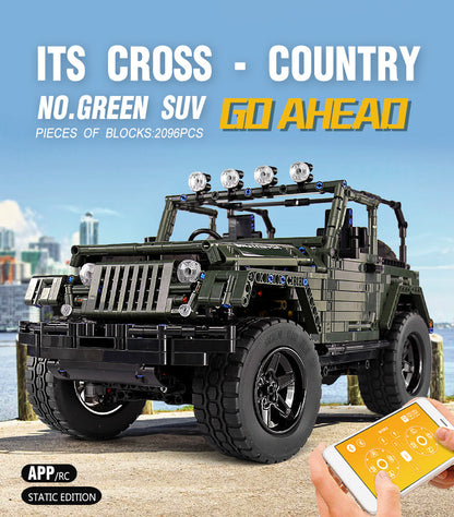 MOULDKING 13124 Technic Series MOC Technic Series RC Jeepsly  Adventure Off-Road Vehicle Car Model Building Blocks 20090 DIY Toys Gifts