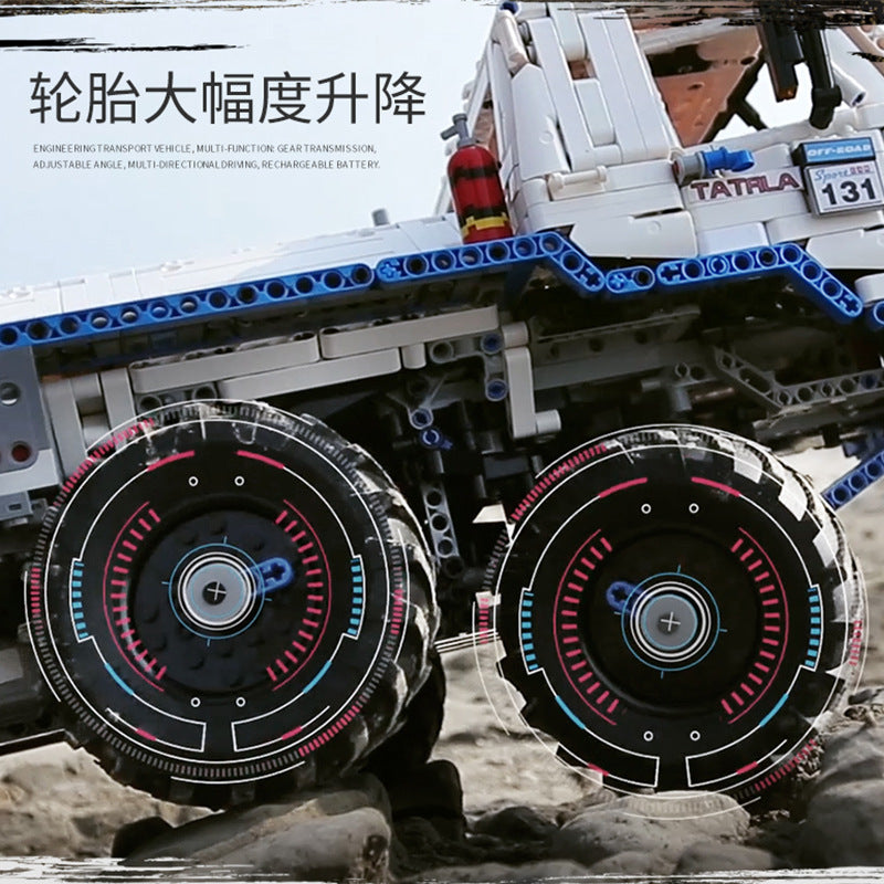 MOULDKING 13144 Technicc Tatra T813 8x8 PROFA Building Blocks 3599pcs Bricks From China [with Motor]