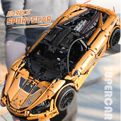 MOULDKING 13145S 1:8 Mclaren 720S Building Blocks 3176pcs Bricks Toys From China