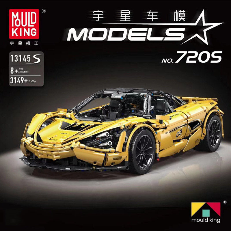 MOULDKING 13145S 1:8 Mclaren 720S Building Blocks 3176pcs Bricks Toys From China