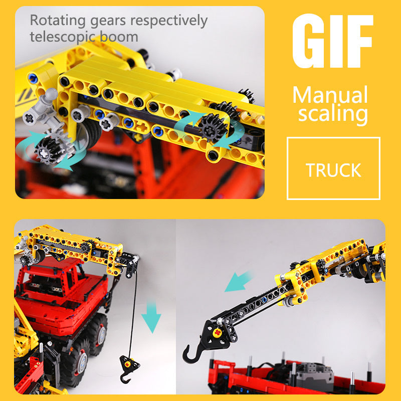 MOULDKING 13146 Technic Articulated 8×8 Off-road remote control Truck MOC-15805 Building Block Kids Toy Birthday Gifts from China