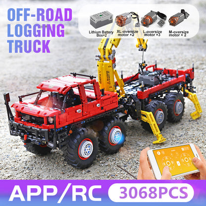 MOULDKING 13146 Technic Articulated 8×8 Off-road remote control Truck MOC-15805 Building Block Kids Toy Birthday Gifts from China