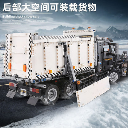 MOULDKING 13166 Technic series The MOC-29800 Snowplow Truck Model 42078 Building Blocks Bricks Kids Toys Boy's from China