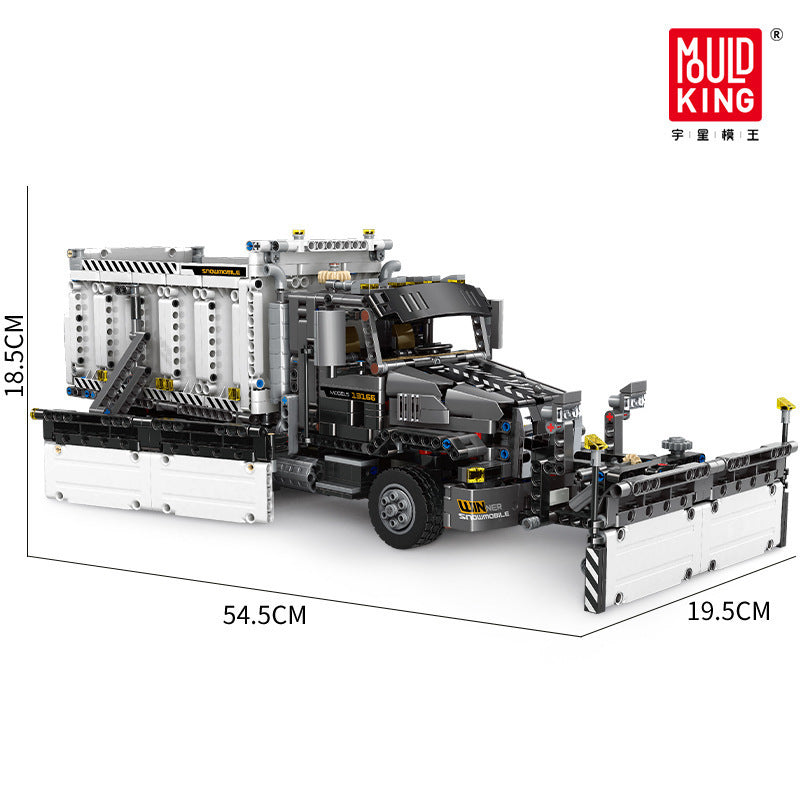 MOULDKING 13166 Technic series The MOC-29800 Snowplow Truck Model 42078 Building Blocks Bricks Kids Toys Boy's from China